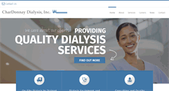 Desktop Screenshot of chardonnaydialysis.net